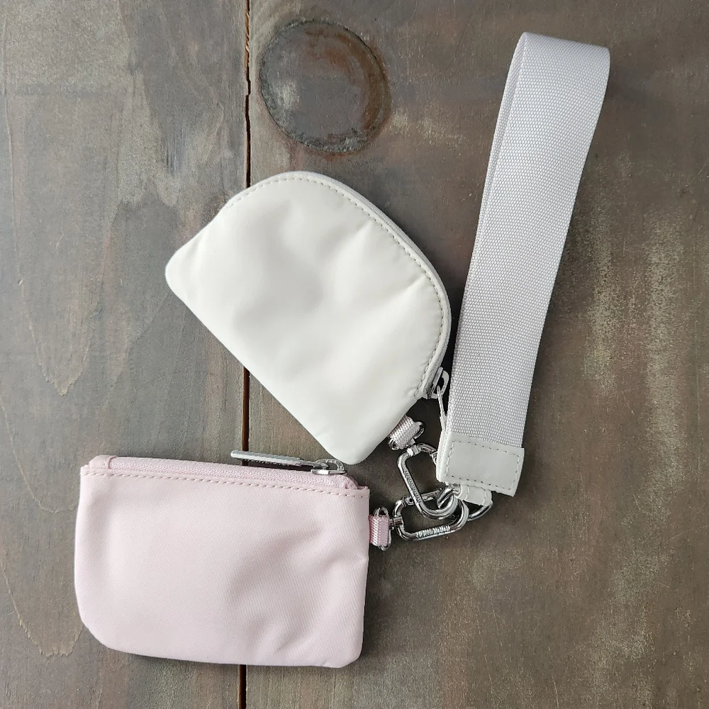 Lululemon Dual Pouch Wristlet – Flush Pink / Bone - Picture 5 of 5
